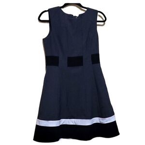 Calvin Klein Gray ColorBlock Dress Sz 4